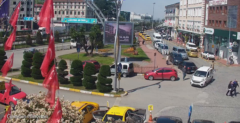 Giresun Atatürk Meydan Cadde Kamerası Canlı İzle Trafik Mobese