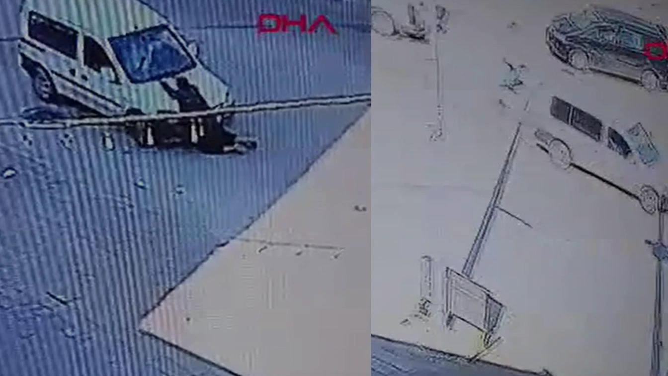 Adana’da Trafikte Önü Kesilen Araç Böyle Çalındı